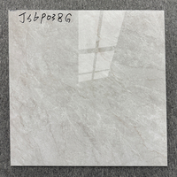 Nouvelles dalles de sol en porcelaine émaillée polie effet marbre PEI4 3D pleine épaisseur 600x600 (24x24 pouces) pour murs intérieurs, escaliers et halls