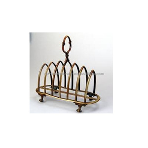 Étagère à pain en acier inoxydable de style antique, couleur laiton mat, pour la cuisine, RAZVI INTERNATIONAL RI-110012, non pliable - Product Image 3