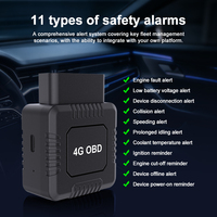 Traceur GPS OBD2 4G LTE G01 personnalisé en gros, Plug and Play, avec emplacement SIM latéral, faible consommation, batterie de secours 3M
