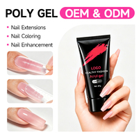 Gel Poly Acrylique Dur pour Extension d'Ongles, Renforcement et Construction des Ongles, Vente en Gros Direct Usine, Logo Personnalisé