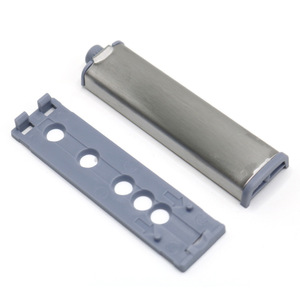 Stainless Steel Cabinet Door Spring Loaded Push Button Handle Free Magnetic Contact Drawer Rebounder <b>Wardrobe</b> <b>Hardware</b> - Product Image 1
