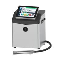 Nuevo modelo de forma OMA G8500 transportador de codificador de inyección de tinta CIJ continuo con antidecoloración para codificación de bolsas de plástico de caja de cartón de botellas