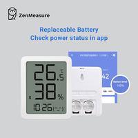 Thermomètre hygromètre ZenMeasur avec capteur haute précision |   Usage domestique |   Plastique ABS |   Certifié CE ROHS