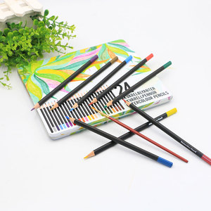 Bview Art Offre Spéciale Ensemble de crayons aquarelle multicolores Crayon de couleur avec boîte en fer blanc - Product Image 5