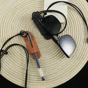 In stock, simple and stylish commuter <b>glasses</b> lanyard, <b>adjustable</b> PU leather <b>glasses</b> chain, multi-functional sunglasses and - Product Image 5