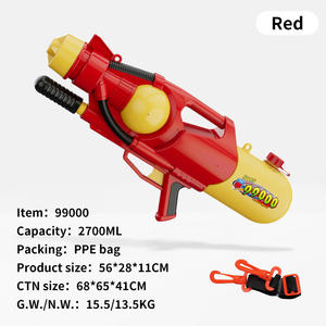 Bomba de mano de plástico de gran capacidad, pistola de agua, playa de verano, tamaño grande, juego de pistola de agua de alta presión de mano para niños/adultos - Product Image 3