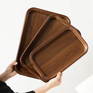 Plateau de service rectangulaire écologique de qualité alimentaire pour la maison, la cuisine, le café, le thé, les fruits, les collations - Product Image 2