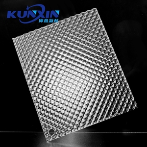 Kunxin 1.5mm 2mm 2.5mm chói kiểm soát ugr kết cấu khuếch tán tấm dẫn <span class=keywords><strong>Acrylic</strong></span> lăng trụ ánh sáng khuếch tán - Product Image 1