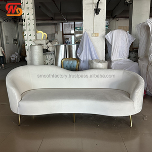 การออกแบบโซฟาที่ทันสมัยการตกแต่งงานแต่งงานการต้อนรับพื้นที่เลานจ์กิจกรรมรักที่นั่งโซฟากำมะหยี่ตกแต่งเวที - Product Image 6