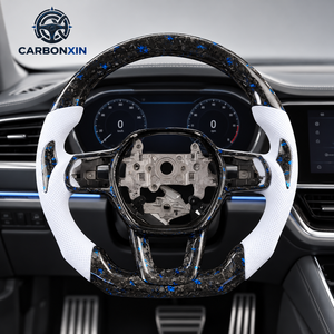 Volant en cuir personnalisé avec fibre de carbone et LED pour Honda Civic Accord 11e génération S Type R Acura Integra TLX 2022 2023 2024 2025 - Product Image 4