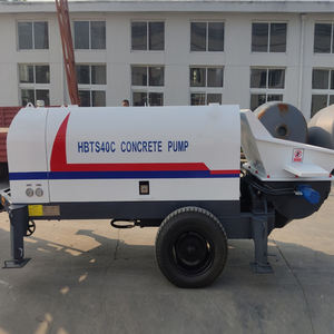 เครื่องปั๊มคอนกรีตซีเมนต์เครื่องยนต์ดีเซลแบบติดเทรลเลอร์ปั๊มคอนกรีตขนาดเล็กแบบผสมพร้อมส่ง - Product Image 1