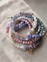 Lot de 15 colliers artisanaux haut de gamme en perles de culture d'eau douce et perles de rocaille, style baroque, délicats, pour usage quotidien, bijoux en pierre naturelle pour marques DTC