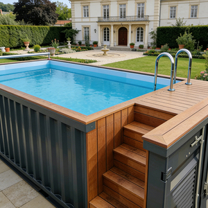 Servizio Container: Piscina Container da 20 Piedi in Vendita, Consegna Rapida, Ottimo Supporto Clienti, Piscina Fuori Terra di Facile Installazione - Product Image 6