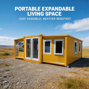 Maison conteneur modulaire extensible préfabriquée, maison portable 20ft 40ft, bureau <span class=keywords><strong>mobile</strong></span> pliable, studio de jardin, villa de vacances, prêt à l'emploi - Product Image 6
