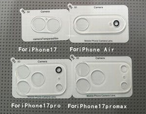 아이폰 <span class=keywords><strong>17</strong></span> 에어 카메라 렌즈 보호기 용 아이폰 <span class=keywords><strong>17</strong></span> 에어 강화 유리 렌즈 필름 용 풀 커버리지 카메라 렌즈 - Product Image 3