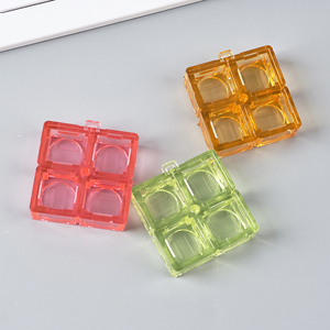 Llavero de juguete de descompresión de PC con 4 teclas transparentes para combinar colores, probador de interruptores en blanco DIY - Product Image 4