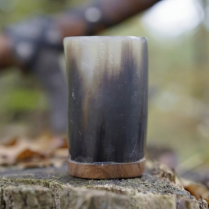 Mug à boire en corne véritable, tasse en corne de buffle, verre à bière viking fait main, verre à boisson rustique pour bar à domicile, vente en gros - Product Image 1