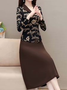 Damen Freizeit Langarm-Blusen mit Knopfleiste und Buchstabenmuster, einfarbig, für Bandage-Loose-Shirt-Kleider, Einheitsgröße - Product Image 5