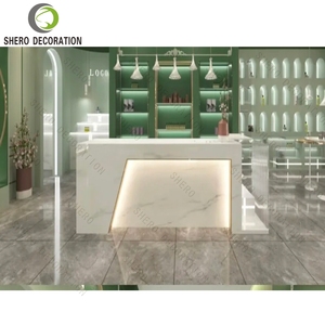 Exhibición organizadora de maquillaje moderna Exhibición de productos de belleza de maquillaje de lujo para decoración de tienda de cosméticos - Product Image 4