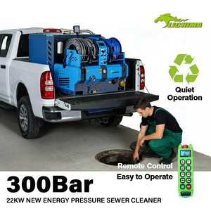 Machine de Nettoyage de Canalisations LICHIMA à <span class=keywords><strong>Haute</strong></span> <span class=keywords><strong>Pression</strong></span> Électrique Montée sur Véhicule, Grand Débit 300 Bar - Product Image 2
