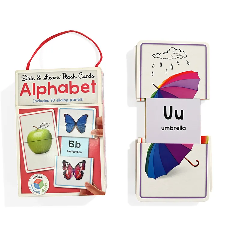 Custom Alphabets Educational Learning Sight Words Flash Cards For Kids