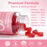 Gummies de Glutathion, Collagène Marin, Vitamines C, E, Acide Folique, Extrait de Pépins de Raisin – Soutien Peau, Cheveux, Ongles – Complément Alimentaire OEM/ODM
