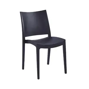 High Quality China Wholesale Plastic Dining Chair Living Room Cafe Outdoor Garden Stackable Chairs
