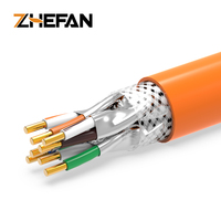 Câble réseau en cuivre massif tressé Cat 7 Ftp Sftp Ethernet Lan câble réseau Cat7 Lan