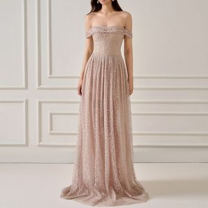 Vestido informal de lujo, vestido elegante para mujer, vestido acampanado con hombros descubiertos, ropa de moda para mujer de la marca Whiteant en Vietnam - Product Image 5