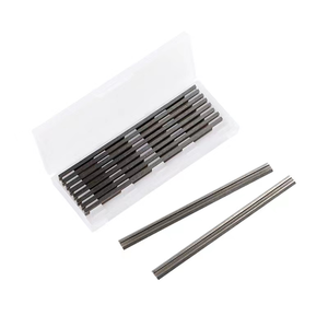 Lames de <span class=keywords><strong>raboteuse</strong></span> <span class=keywords><strong>électrique</strong></span> en carbure, 10 pièces, pour couper le bois dur et le bois tendre, panneaux de contreplaqué, 82mm, pour <span class=keywords><strong>raboteuse</strong></span> <span class=keywords><strong>électrique</strong></span> mécanique - Product Image 1