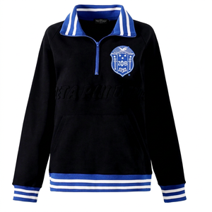 Sudadera con capucha de parafernalia bordada de hermandad de mujeres Zeta Phi Beta griega personalizada - Product Image 1