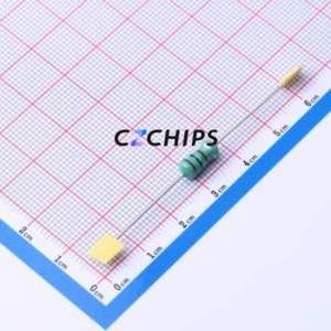 Inductor de Anillo de Color / Inductor de Orificio Pasante PDSH0512I-101K, Componente de Orificio Pasante (THT), D5xL12.5mm 100uH 10% 620mA 500mOhm - Product Image 1