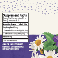 Thé aux herbes Sleepytime à la mélatonine, sans caféine, sans OGM, soutien naturel au sommeil, sachets de thé pour soulager le stress, calmer les nerfs, améliorer la nuit