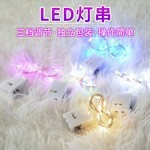Guirnalda de luces LED de alambre de cobre con batería de botón para flores, pasteles, cajas de regalo, interruptor manual de 30 cm de longitud - Product Image 5