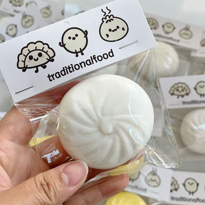 Juguete Antiestrés <span class=keywords><strong>Mágico</strong></span> de Bollo Grande, Juguete Realista de Bollo/Dumpling de Rebote Lento, <span class=keywords><strong>Regalo</strong></span> Pequeño <span class=keywords><strong>para</strong></span> Estudiantes - Product Image 2