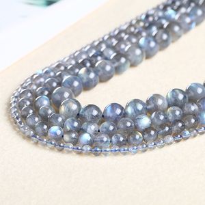 Vente en gros de perles rondes grises effet œil de chat <span class=keywords><strong>naturel</strong></span> 8 mm 1A 3A 5A 7A pour la fabrication de bijoux - Product Image 4