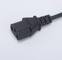 Cable de Alimentación EU Schuko 2 Pines IEC C13, Cable de Repuesto de Cobre Puro para Monitor de Computadora de Escritorio, Impresora, Compatible con Filipinas