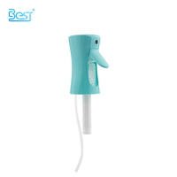 Bouteille pulvérisateur ronde en PET de 200 ml et 300 ml, couleur personnalisée, pour liquides de nettoyage et liquides capillaires, emballage PET, couleur personnalisée