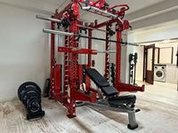 Rack de musculation multifonctionnel 3-en-1 en acier inoxydable de qualité supérieure pour usage commercial, machine Smith pour l'entraînement de la force des bras et des jambes