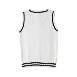 Vent d'école personnalisé garçons et filles et adolescents gilet <span class=keywords><strong>sans</strong></span> manches <span class=keywords><strong>pull</strong></span> tricoté <span class=keywords><strong>pull</strong></span> rayé - Product Image 5