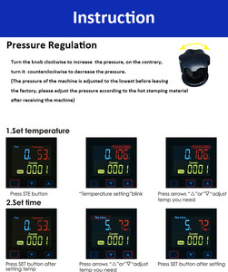 اثنين من آلة لوحة العمل الصحافة الحرارة للطباعة تي شيرت - Product Image 6