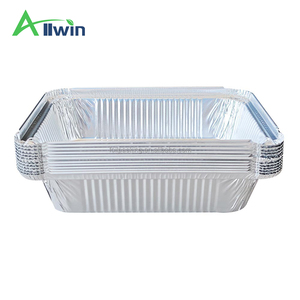 Barquettes en aluminium jetables de qualité alimentaire de marque OEM, 1100 ml, approuvées par la FDA, <span class=keywords><strong>prix</strong></span> direct d'usine, barquette en aluminium - Product Image 3