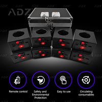 ADZ 8 Cues Noël 2 Télécommande Fontaine Froide Base Feux D'artifice Système De Tir Intérieur Sans Fil Mini Sparkler Machine De Mariage