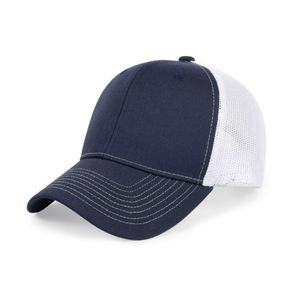 Gorras de Béisbol Personalizadas al por Mayor con Visera Curva, Gorras Trucker Lisas con Malla y Cierre a Presión - Product Image 3