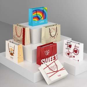 Bolsa de Papel Personalizable para Regalo de Cumpleaños con Asa, Estilo Clásico, Precio de Fábrica, Impresión de Logotipo - Product Image 1