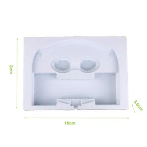 Customized Blister Tray Thermoforming Inner Plastic PS White Insert Blister Tray for Nose hair packing