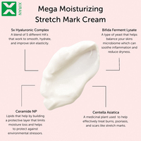 Crème Anti-cicatrices naturelle douce et Non irritante pour vergetures et masque pour le ventre de grossesse soins de la peau de maternité