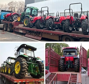 Tracteur agricole 50hp 55hp 60hp 4x4, tracteur de ferme équipé d'un remorque, d'un cultivateur rotatif, d'une semoir, Traktor - Product Image 4
