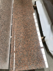 Custom-Cut Maple Granito Vermelho Lajes-Luxo Pedra para Escadas & Característica Paredes - Product Image 4