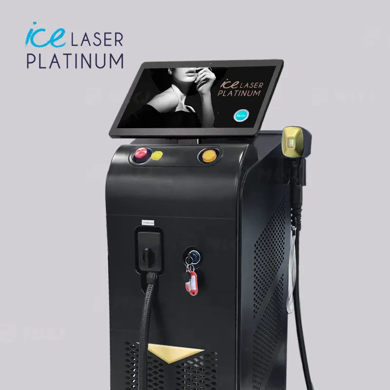 2023 новейший диодный лазер 755 808 1064 лазерное косметологическое оборудование для удаления волос для всех стационарных систем охлаждения TEC 3